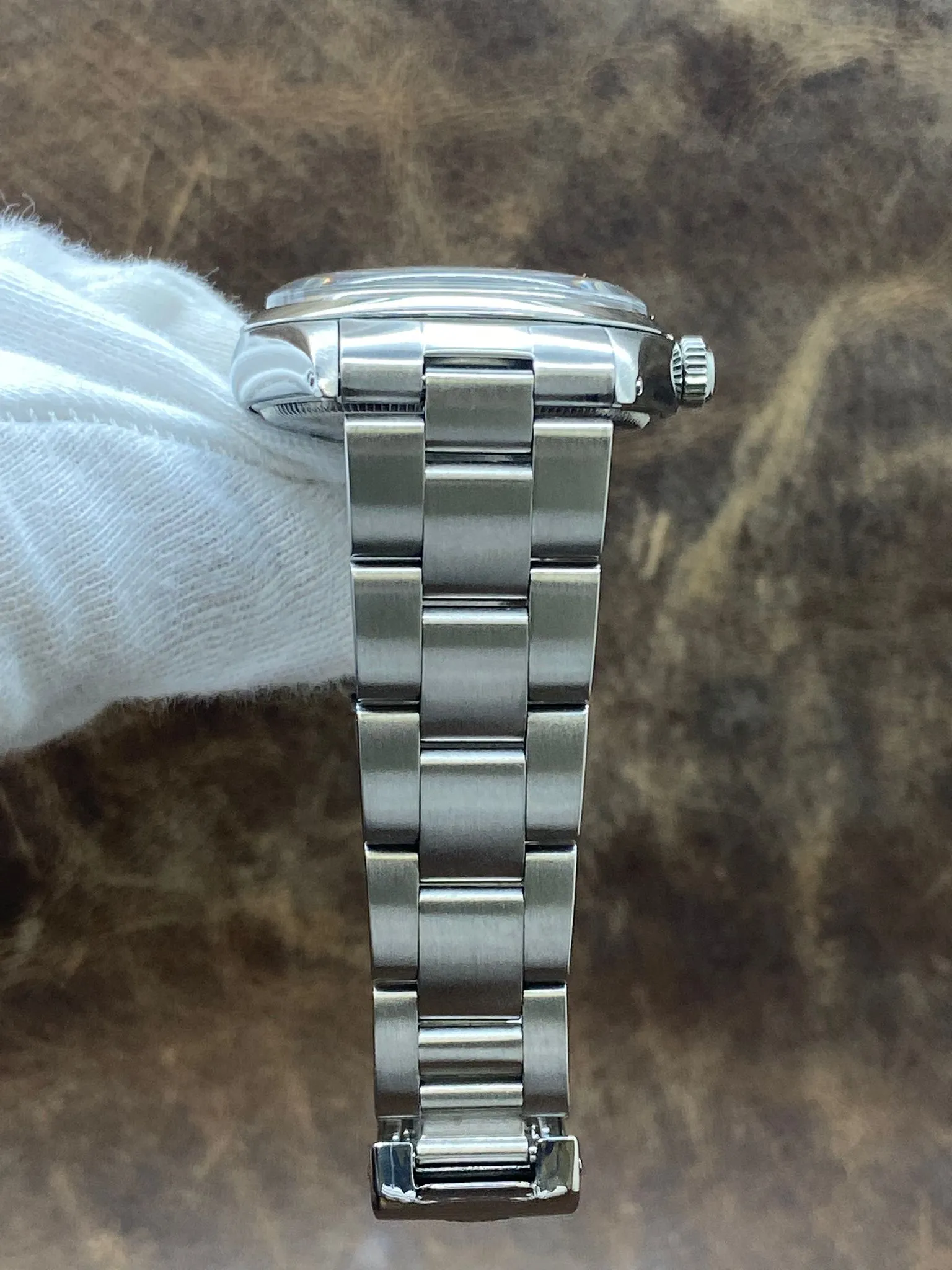 Rolex Air-King Precision 34mm 5500 Silver Dial Automatic Watch