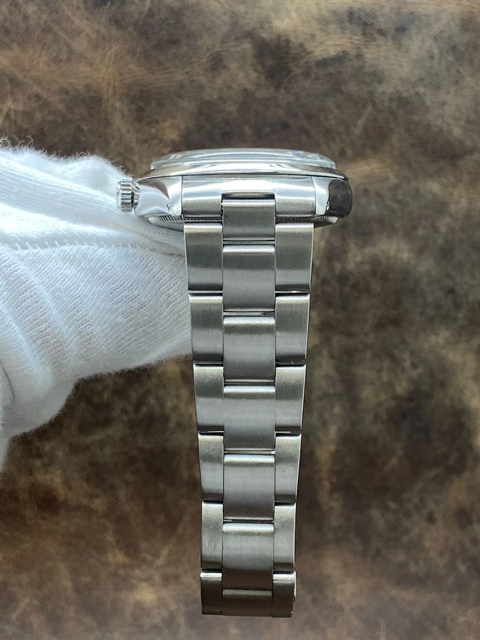 Rolex Air-King Precision 34mm 5500 Silver Dial Automatic Watch
