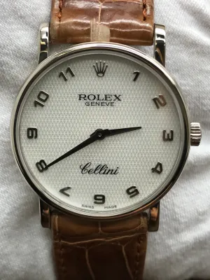 Rolex Cellini 5115 Mother of Pearl Dial Manual Wind Watch