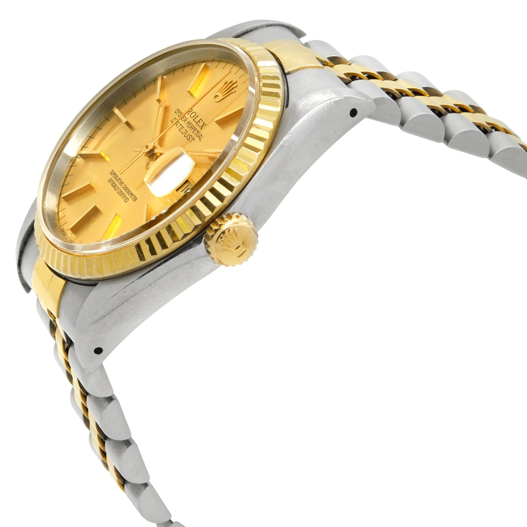 Rolex Datejust 16233 Champagne Dial Automatic Watch