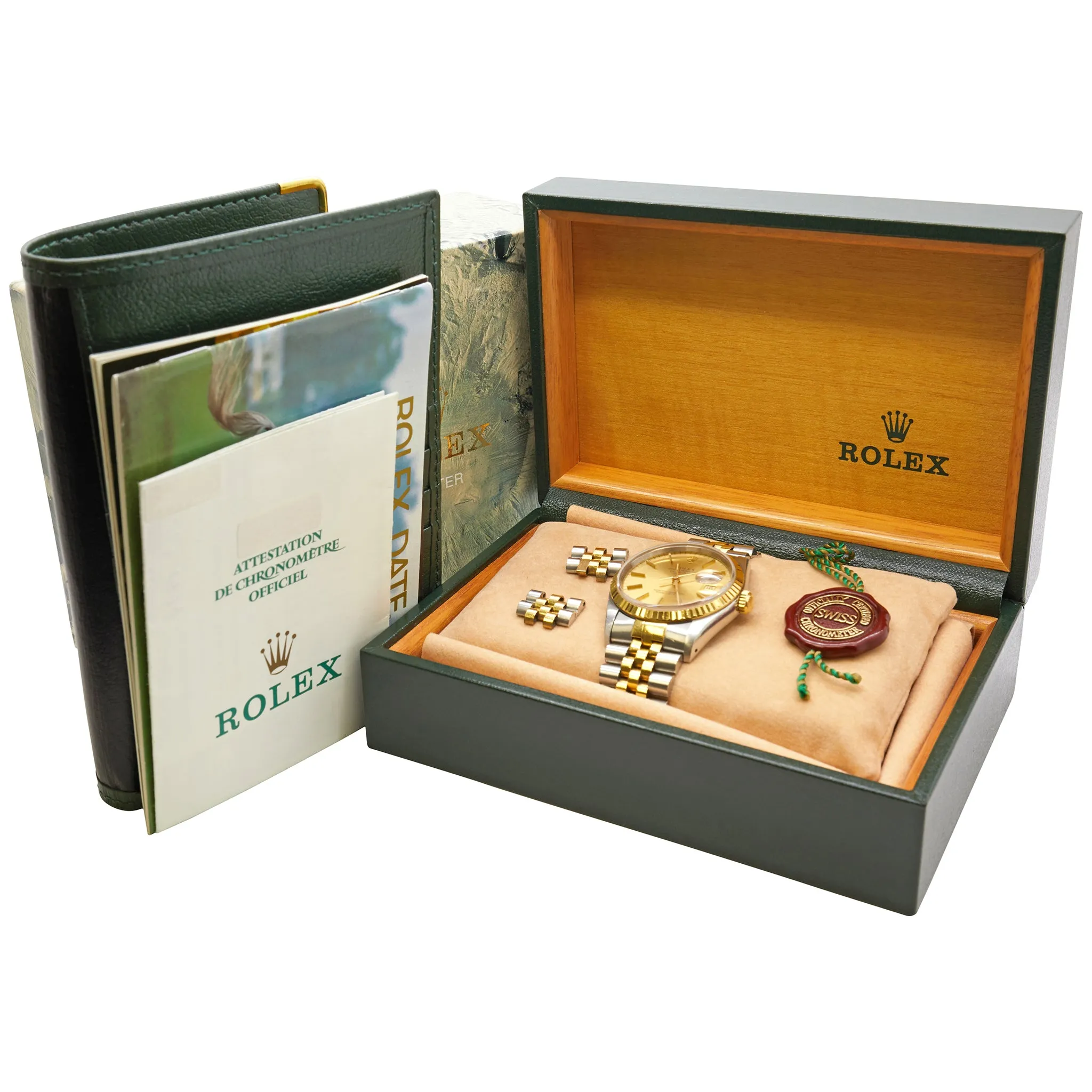 Rolex Datejust 16233 Champagne Dial Automatic Watch