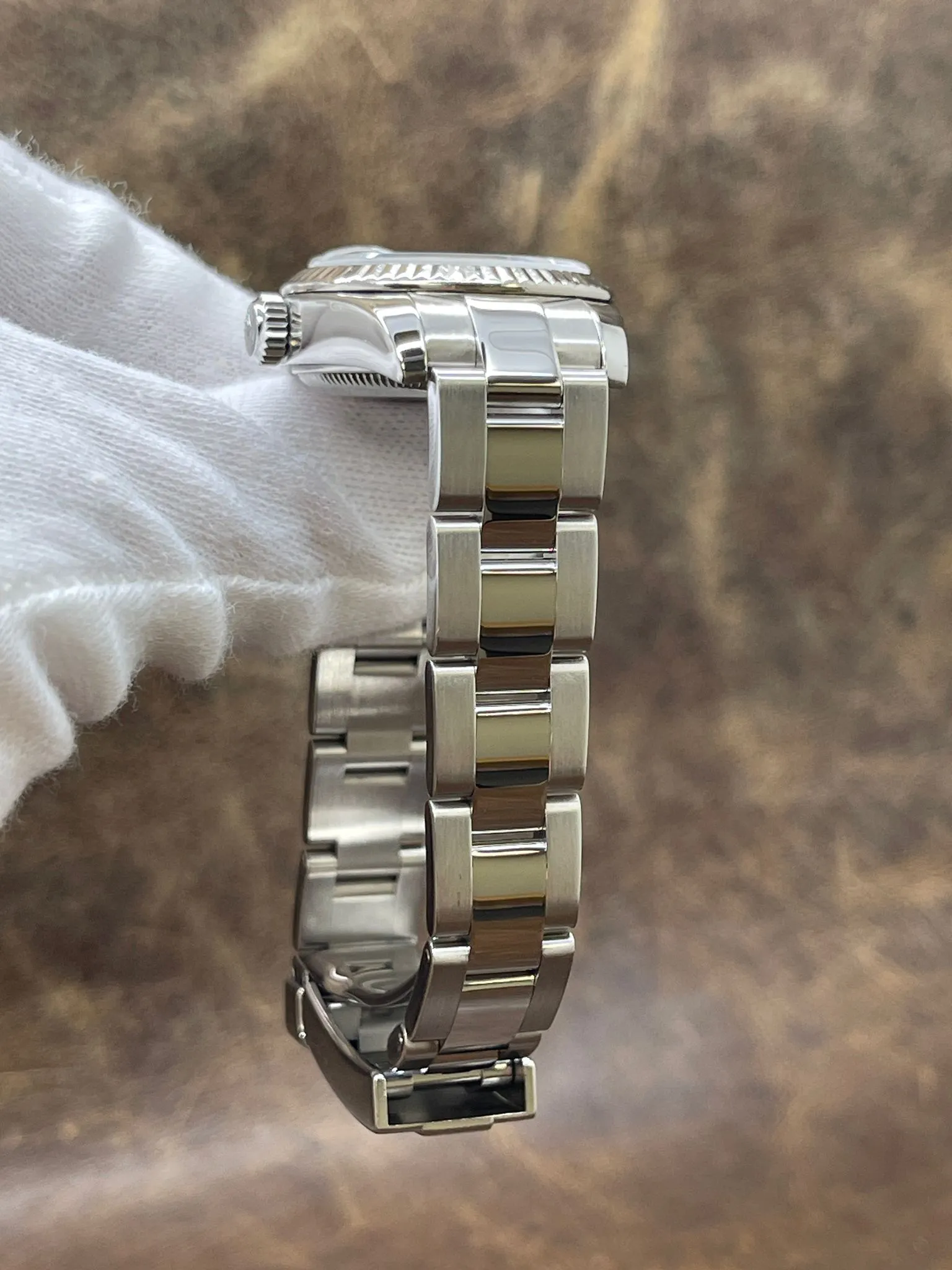 Rolex Datejust 26mm 179174 White Roman Dial Automatic Women's Watch
