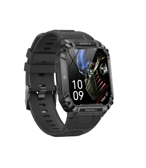 Rugged Smart Watch Large Dial for Men Android Compatible