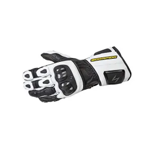 ScorpionExo SG3 MKII Men's Long Gauntlet Sport Gloves (White, Large)
