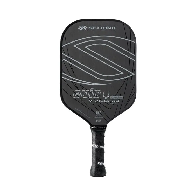 Selkirk Vanguard Control Epic Raw Carbon Pickleball Paddle