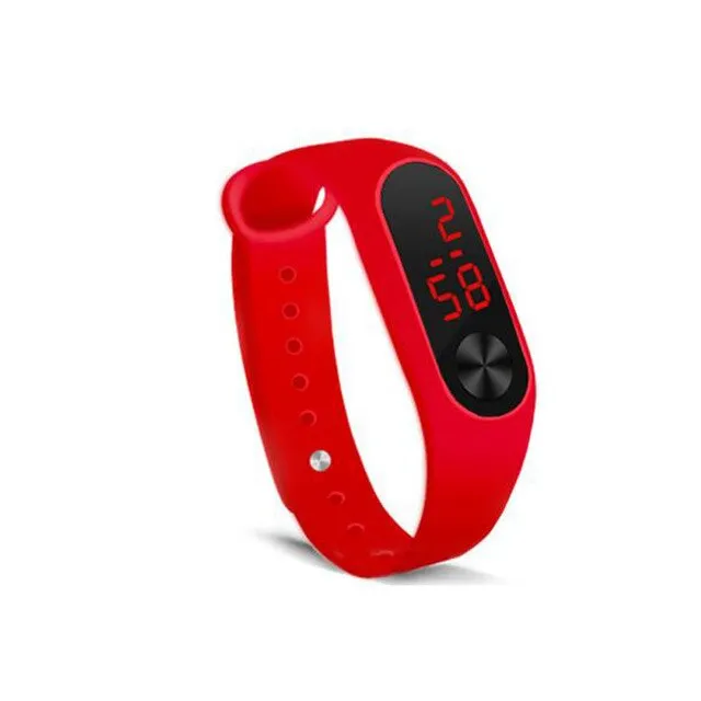 Senior LED Digital Display Men Women Fashion Sport Watches Boy Girl Outdoor Silica gel Bracelet Watch Children Wristwatch Montre