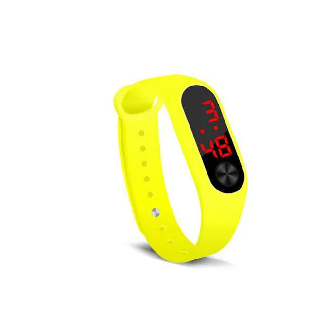 Senior LED Digital Display Men Women Fashion Sport Watches Boy Girl Outdoor Silica gel Bracelet Watch Children Wristwatch Montre