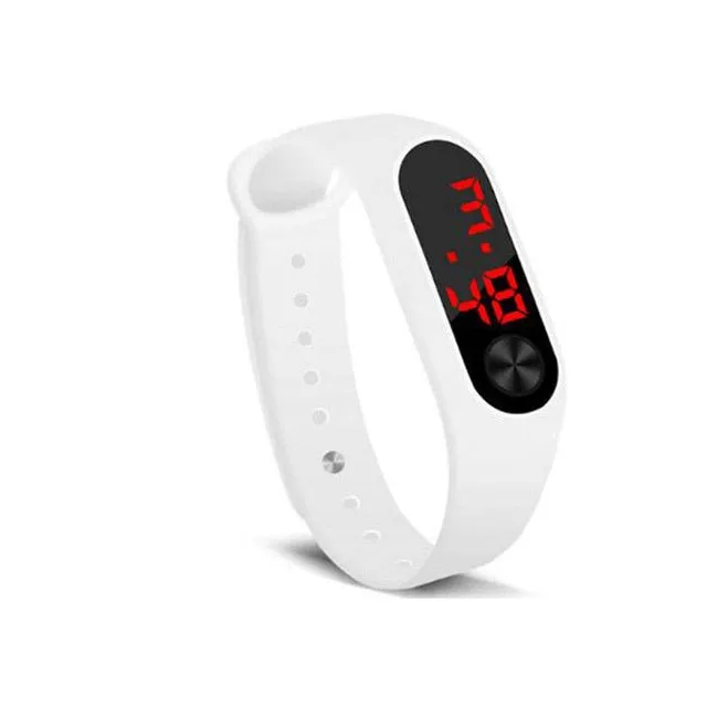 Senior LED Digital Display Men Women Fashion Sport Watches Boy Girl Outdoor Silica gel Bracelet Watch Children Wristwatch Montre