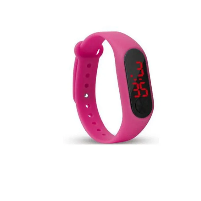 Senior LED Digital Display Men Women Fashion Sport Watches Boy Girl Outdoor Silica gel Bracelet Watch Children Wristwatch Montre