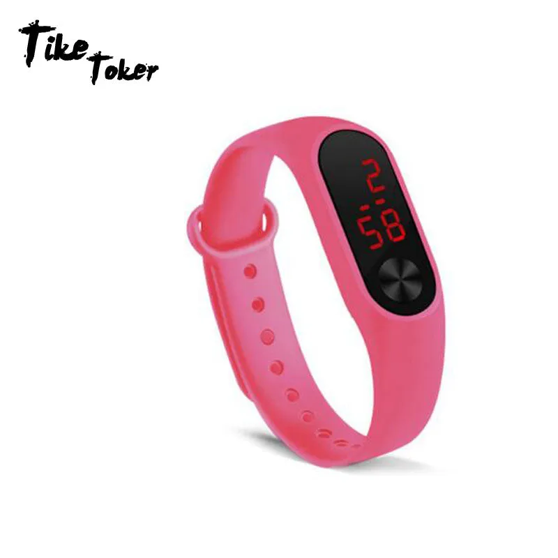 Senior LED Digital Display Men Women Fashion Sport Watches Boy Girl Outdoor Silica gel Bracelet Watch Children Wristwatch Montre