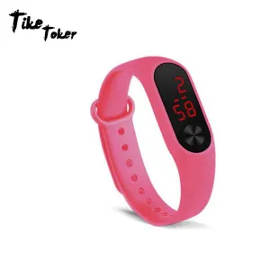 Senior LED Digital Display Men Women Fashion Sport Watches Boy Girl Outdoor Silica gel Bracelet Watch Children Wristwatch Montre