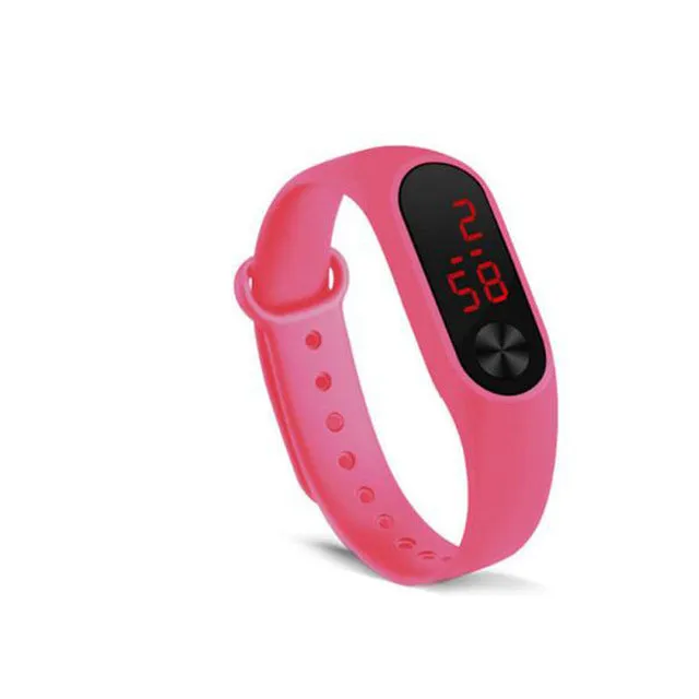Senior LED Digital Display Men Women Fashion Sport Watches Boy Girl Outdoor Silica gel Bracelet Watch Children Wristwatch Montre