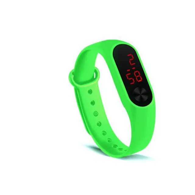 Senior LED Digital Display Men Women Fashion Sport Watches Boy Girl Outdoor Silica gel Bracelet Watch Children Wristwatch Montre