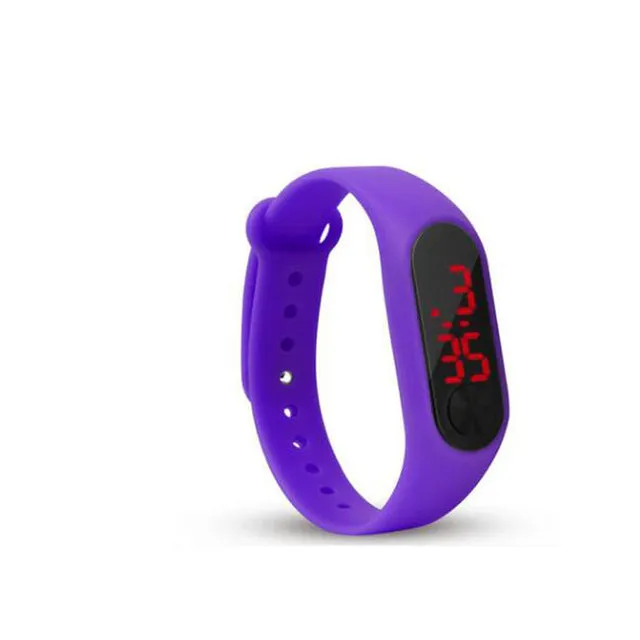 Senior LED Digital Display Men Women Fashion Sport Watches Boy Girl Outdoor Silica gel Bracelet Watch Children Wristwatch Montre