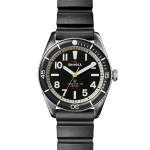 Shinola Duck 3H 42mm Rubber Strap Watch
