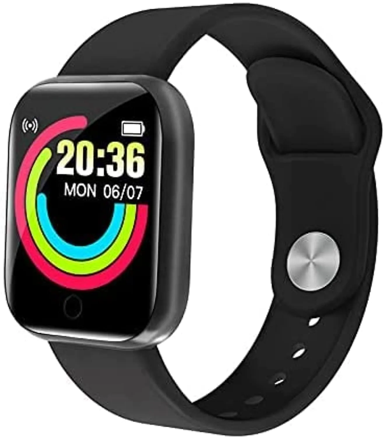 Smart Watch, Fitness Tracker with Heart Rate Monitor, Activity Tracker with 1.3 Inch Touch Screen,Waterproof,Sleep Monitor,Activity Tracker Pedometer for Women and Men,for iPhone Android (Black)