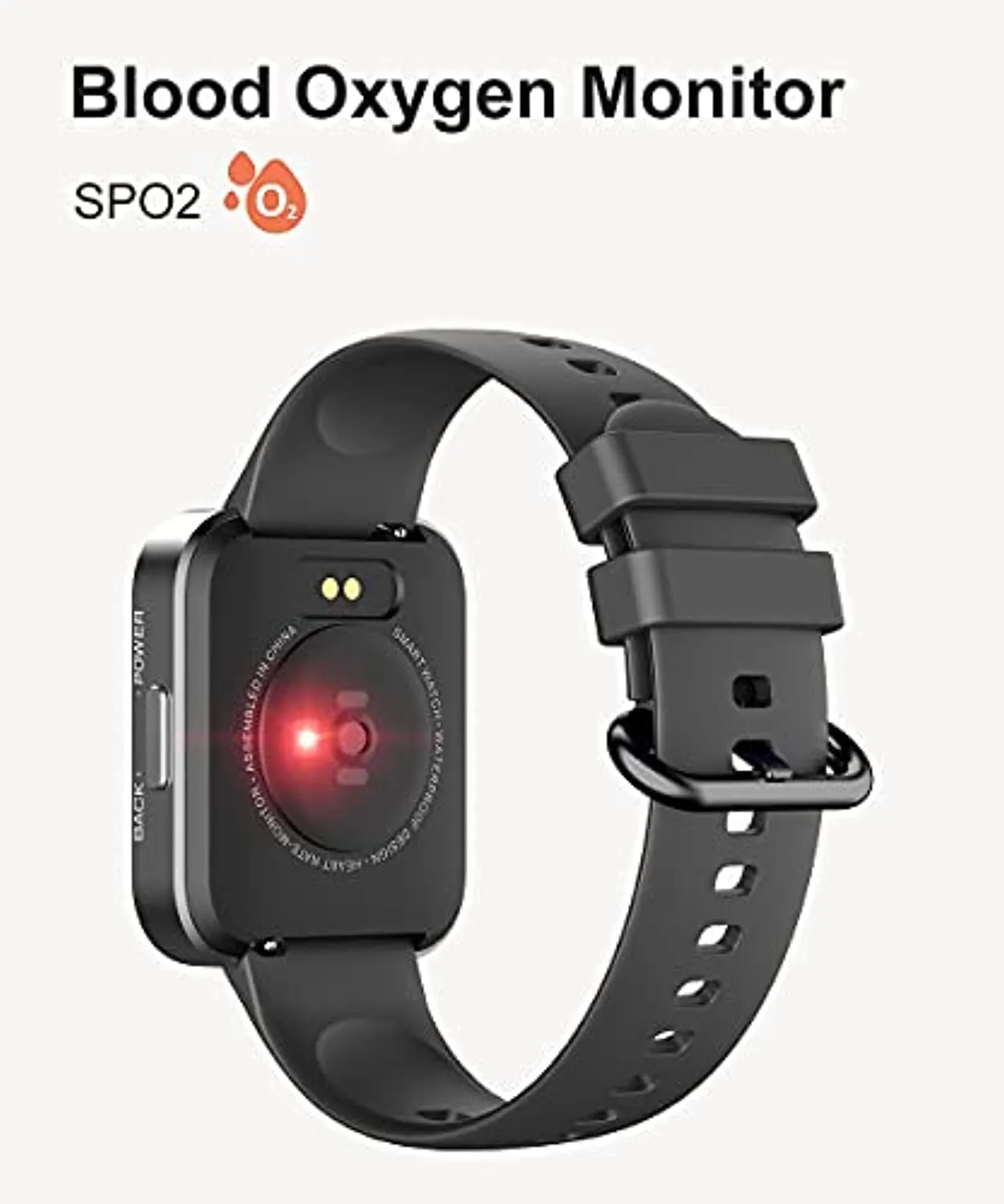 Smart Watch for Android Phones iPhone Compatible IP68 Waterproof Smartwatch Touch Screen Fitness Tracker Fitness Watch Heart Rate Monitor Blood Oxygen Smart Watches for Men Women