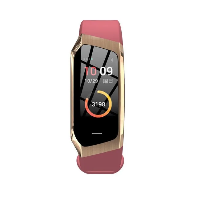 Smart Watch Men Women Sports Band Fitness Bracelet Tracker Smartband Blood Pressure Waterproof Smartwatch Sport Men's Wristwatch