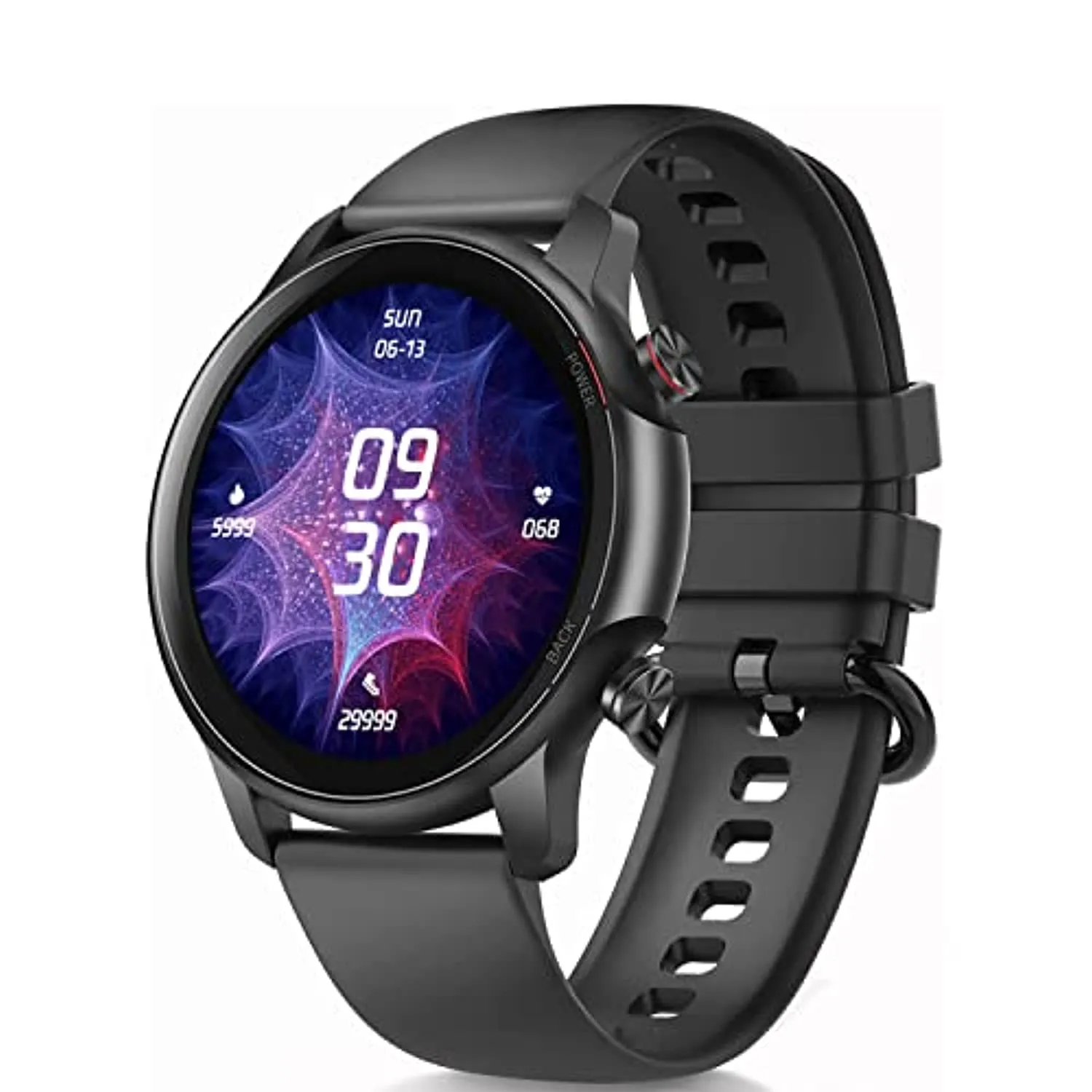 Smart Watch, SKMEI Smartwatch with Fitness Tracker, IP68 Waterproof Activity Tracker with Heart Rate Monitor, Step Counter, Blood Pressure, Compatible for Android & iOS Phones (Black)
