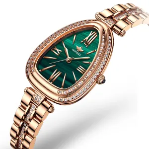 Snake shape quartz ladies watch