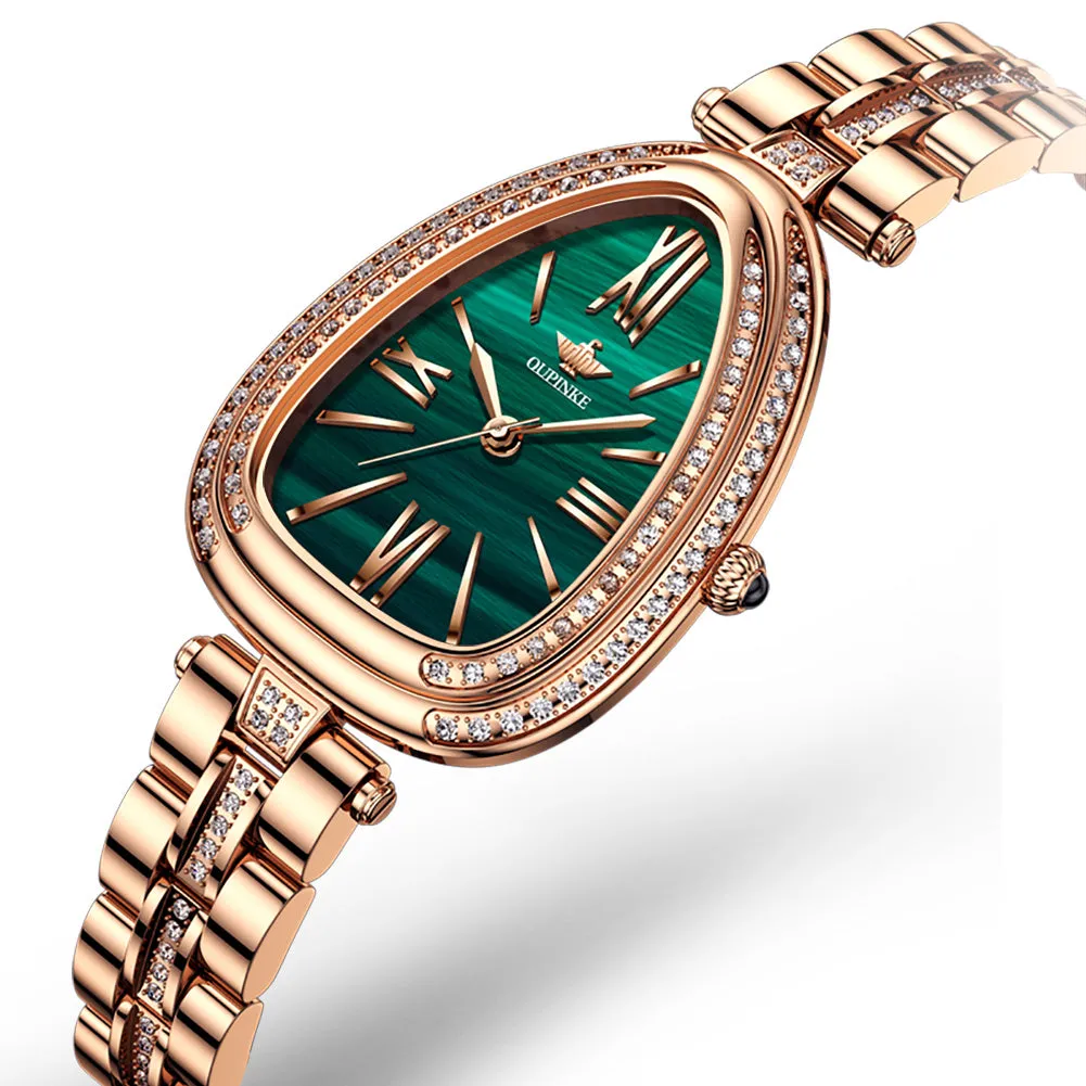 Snake shape quartz ladies watch