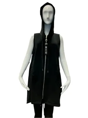 Sport Black Zipper Vest