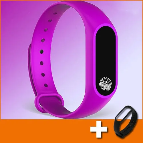 Sport Smart Watch Children Watches Kids For Girls Boys Wrist Clock Electronic LED Digital Child Wristwatch With Another Strap