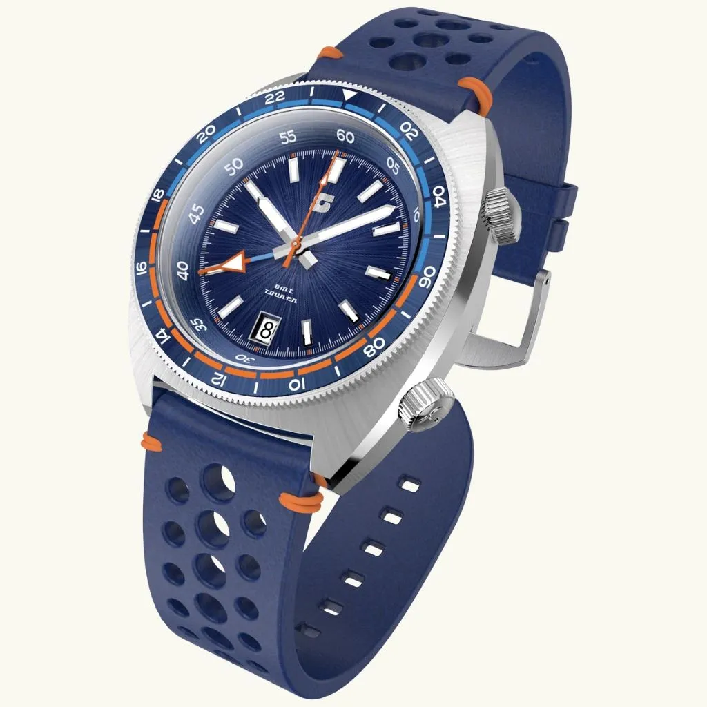 Straton Tourer GMT (Blue) - Swiss&nbsp;Mvmt
