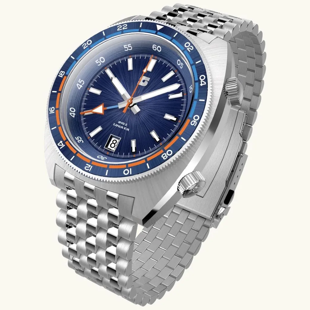 Straton Tourer GMT (Blue) - Swiss&nbsp;Mvmt