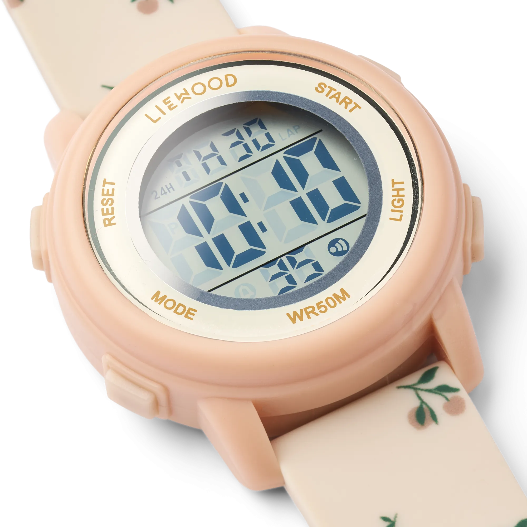 Sussi Multi Feature Kids Wrist Watch (Peach / Sea shell)