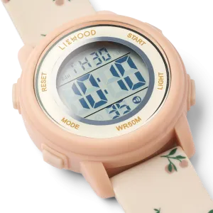 Sussi Multi Feature Kids Wrist Watch (Peach / Sea shell)