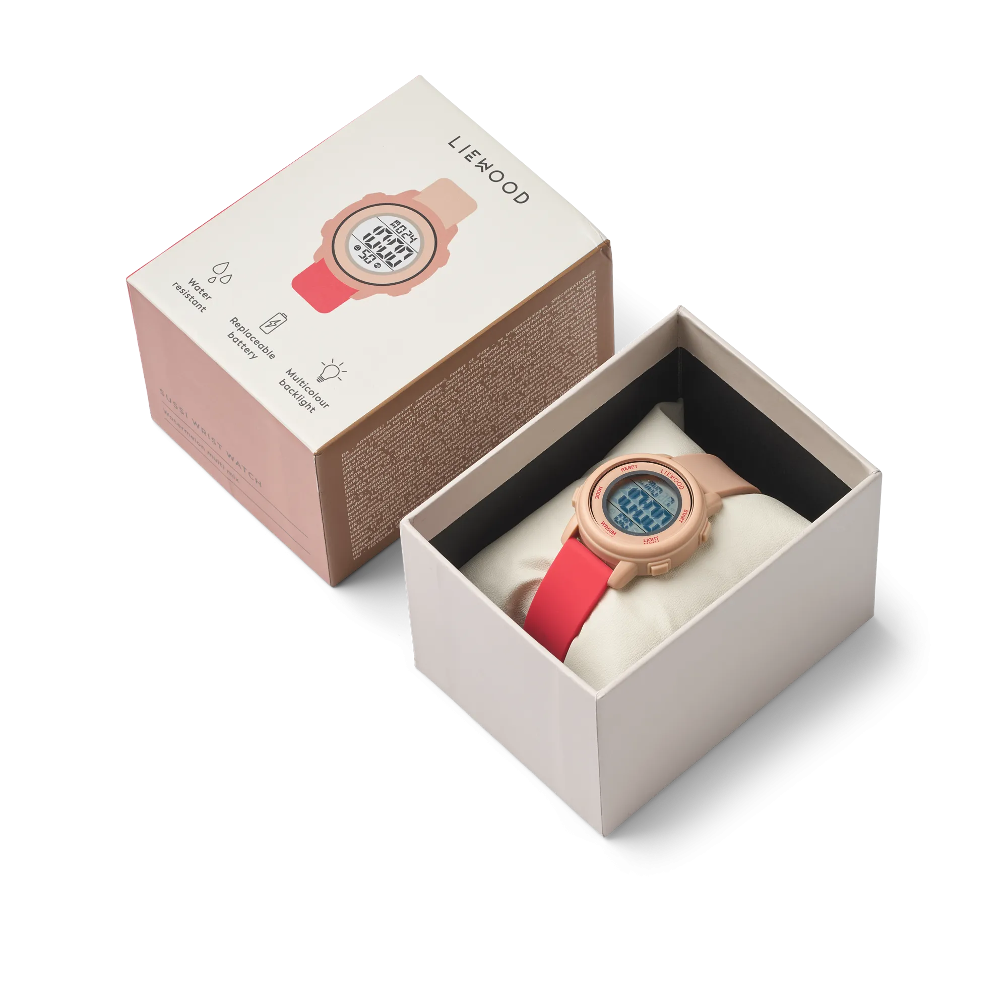 Sussi Wrist Kids Multi Feature Watch (Watermelon)