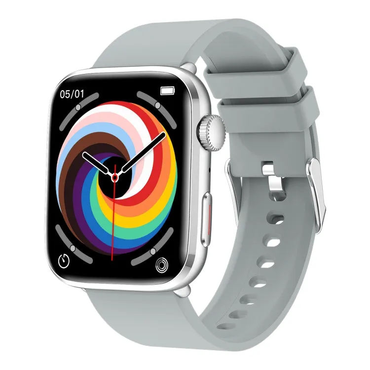 T92 1.81 inch IPS Square Screen Smart Watch, Heart Rate / Blood Oxygen / Blood Pressure(Grey)