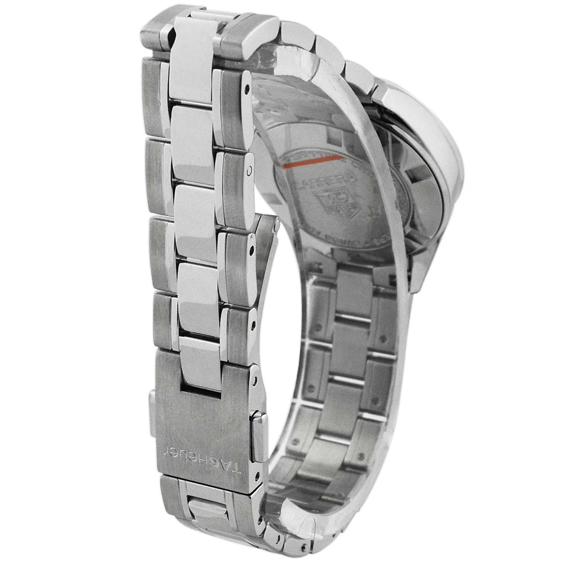 Tag Heuer Lady's Carrera Quartz Stainless Steel 27mm White MOP Diamond Dial Watch Reference #: WV1411.BA0793