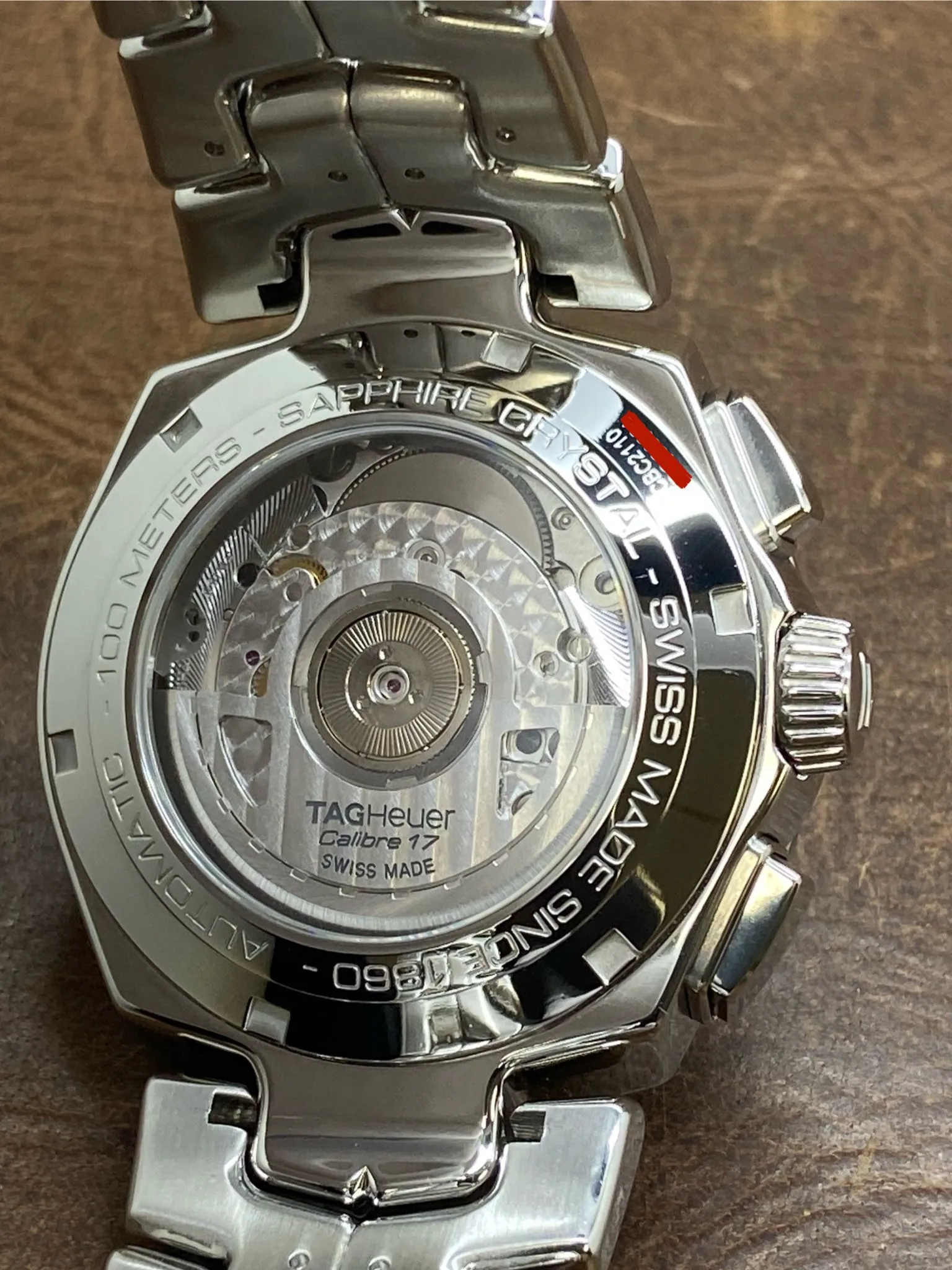 TAG Heuer Link Chronograph CBC2110 Black Dial Automatic Men's Watch