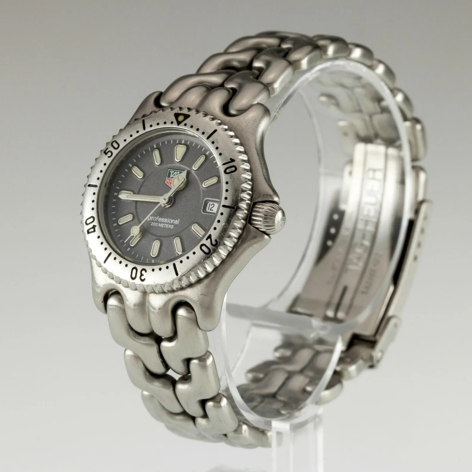 Tag Heuer Pro Ladies Stainless Steel Quartz Watch Gray Dial WG1313