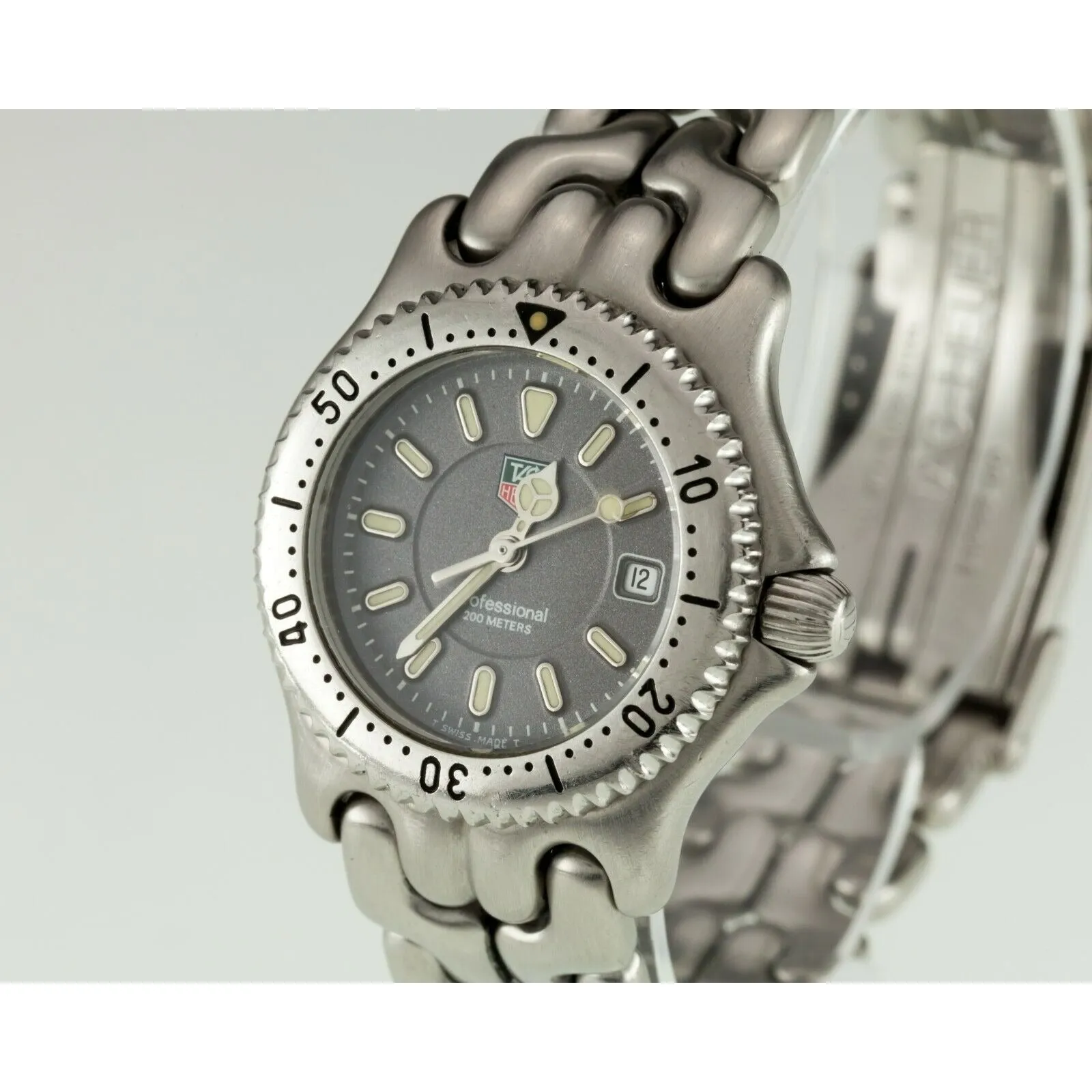 Tag Heuer Pro Ladies Stainless Steel Quartz Watch Gray Dial WG1313
