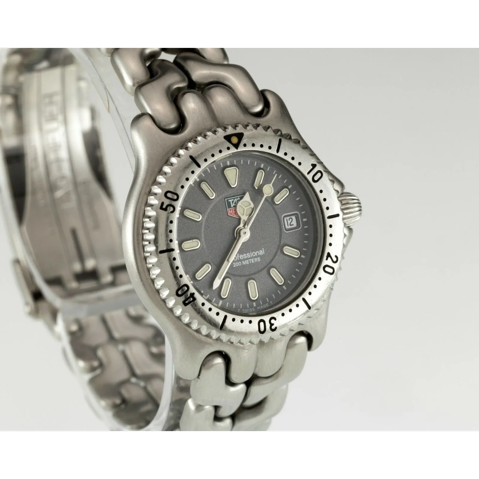 Tag Heuer Pro Ladies Stainless Steel Quartz Watch Gray Dial WG1313