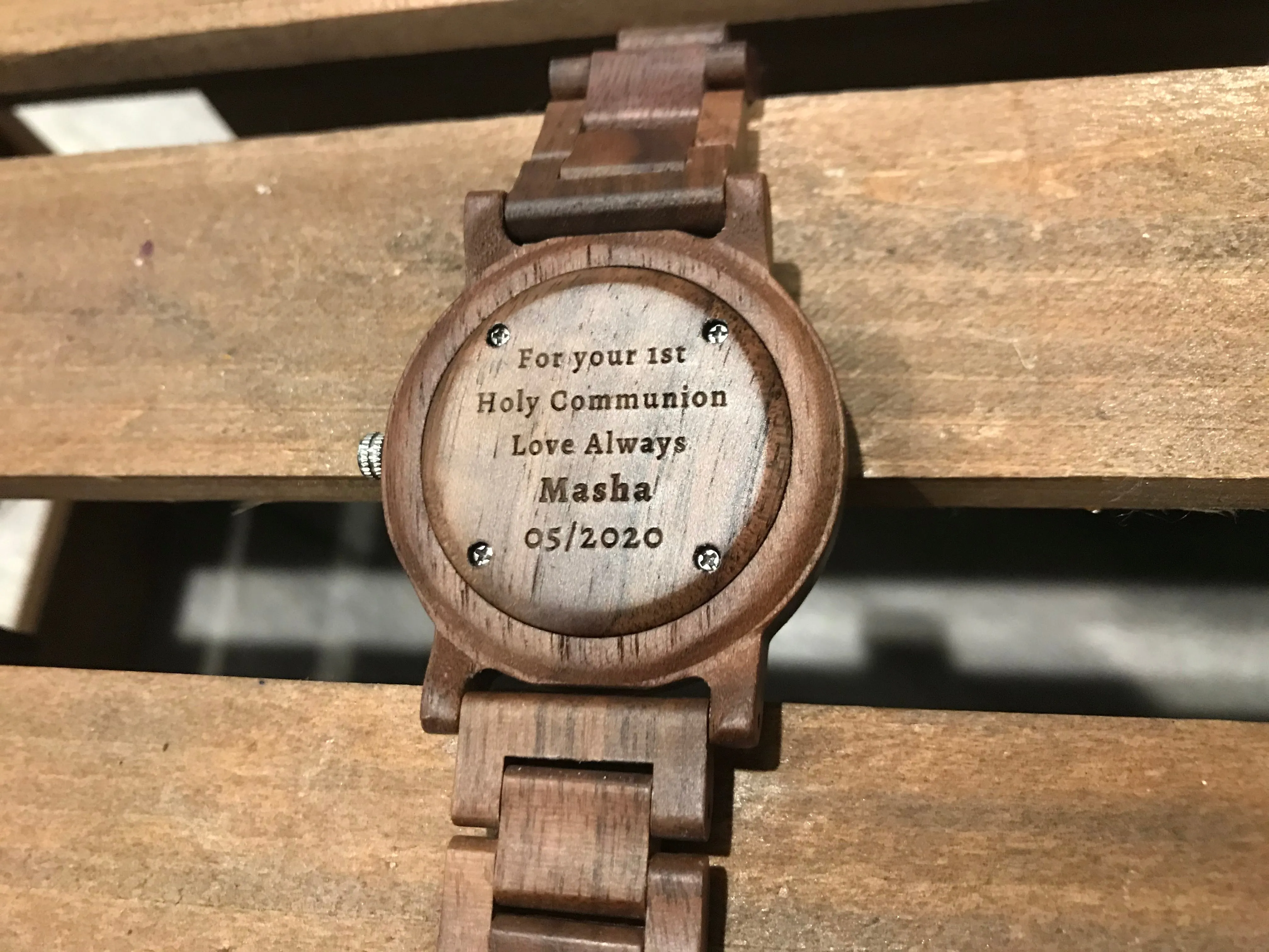 The Botanical - Walnut Wood Watch with Maple Wood Face