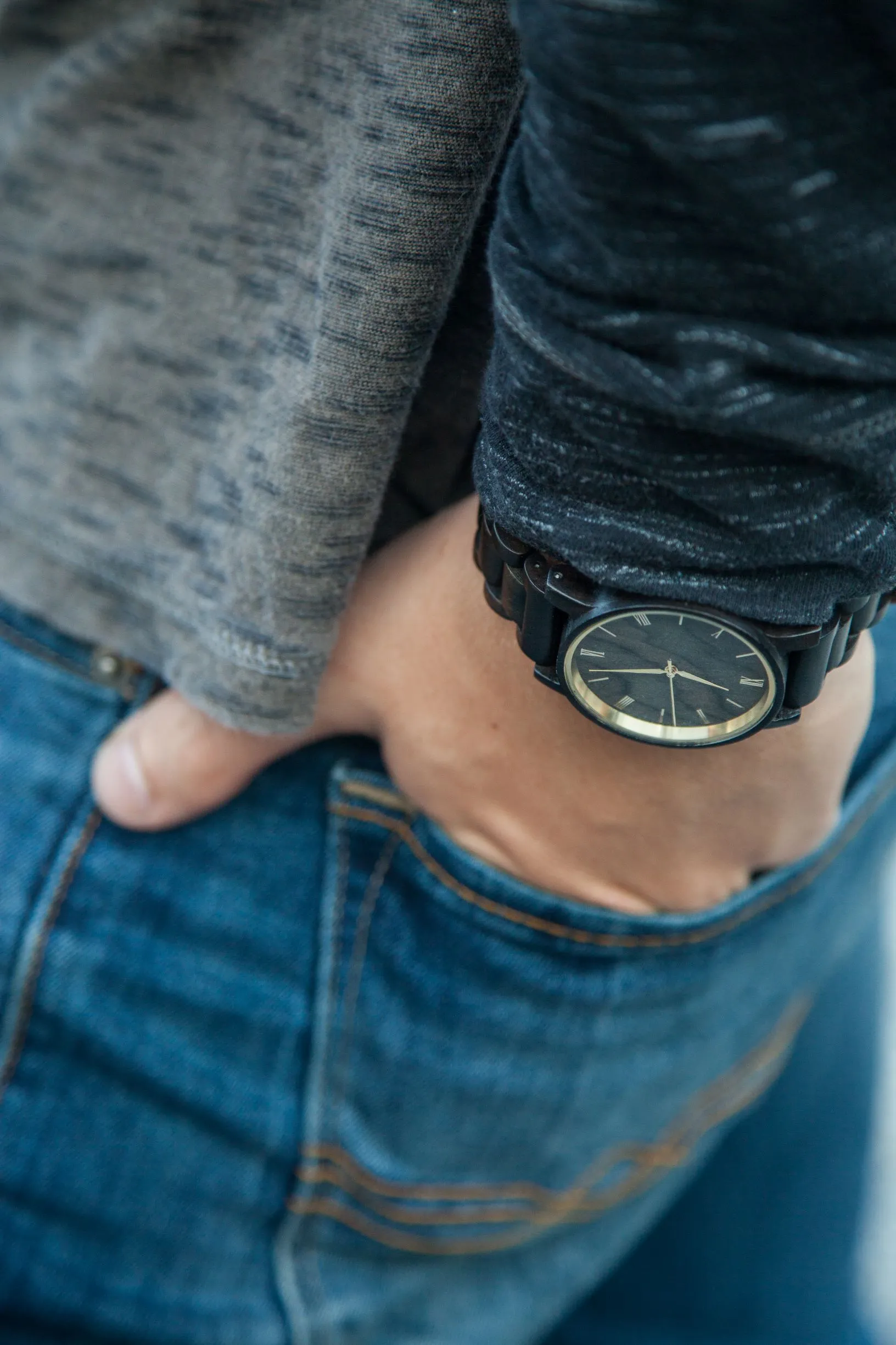 The Cedric Gold | Wood Watch