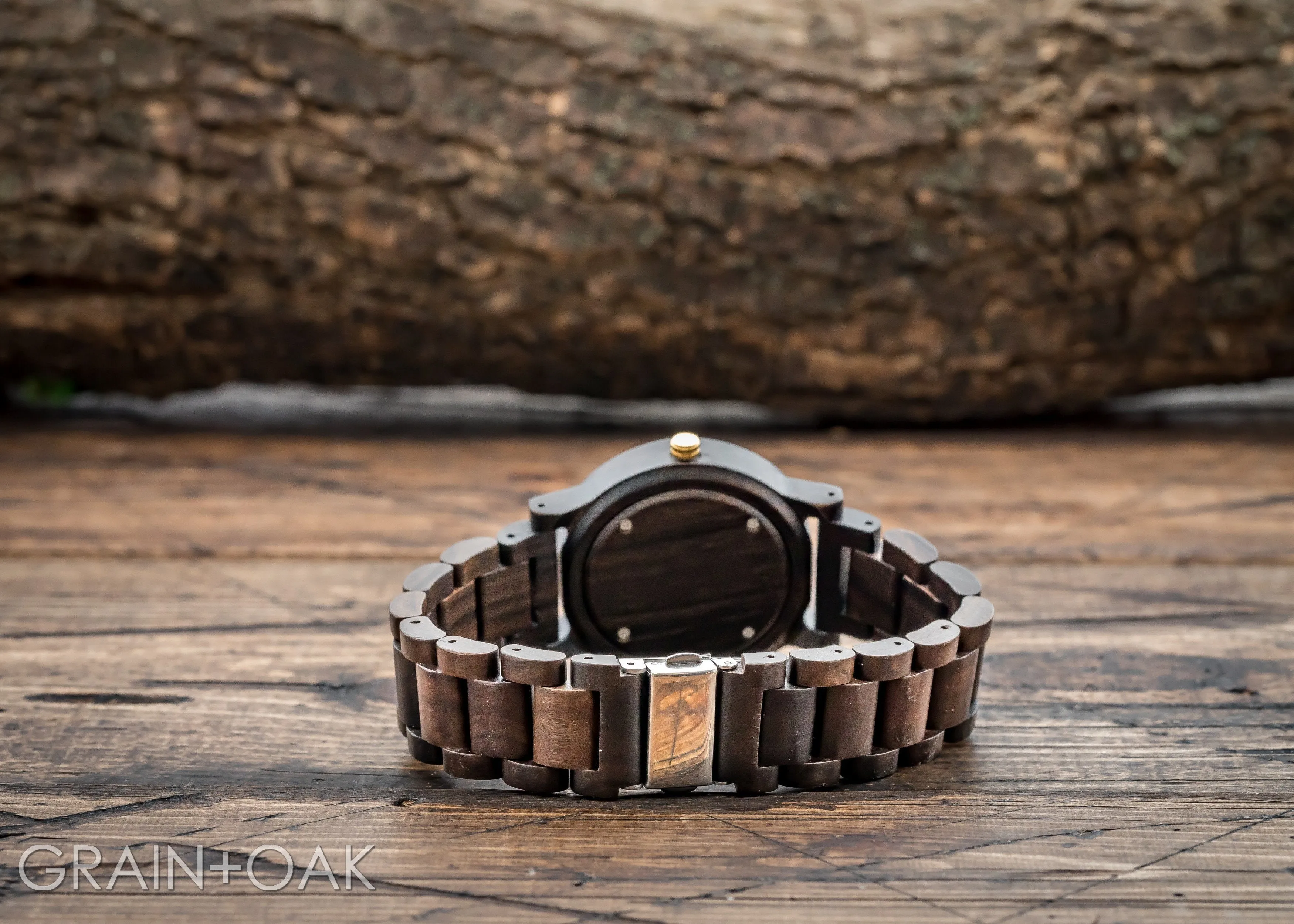 The Cedric Gold | Wood Watch