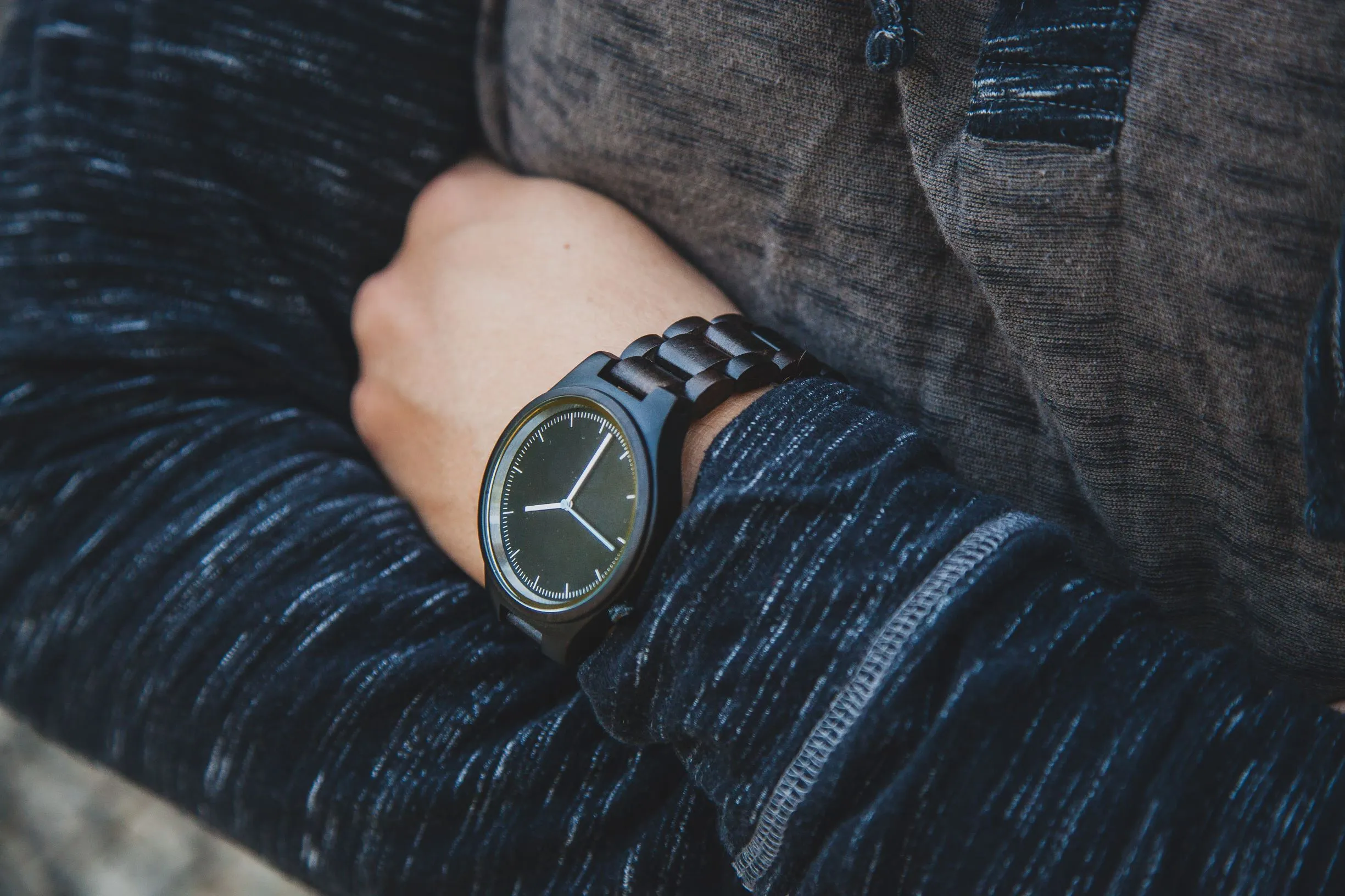 The Classic Ebony | Wood Watch