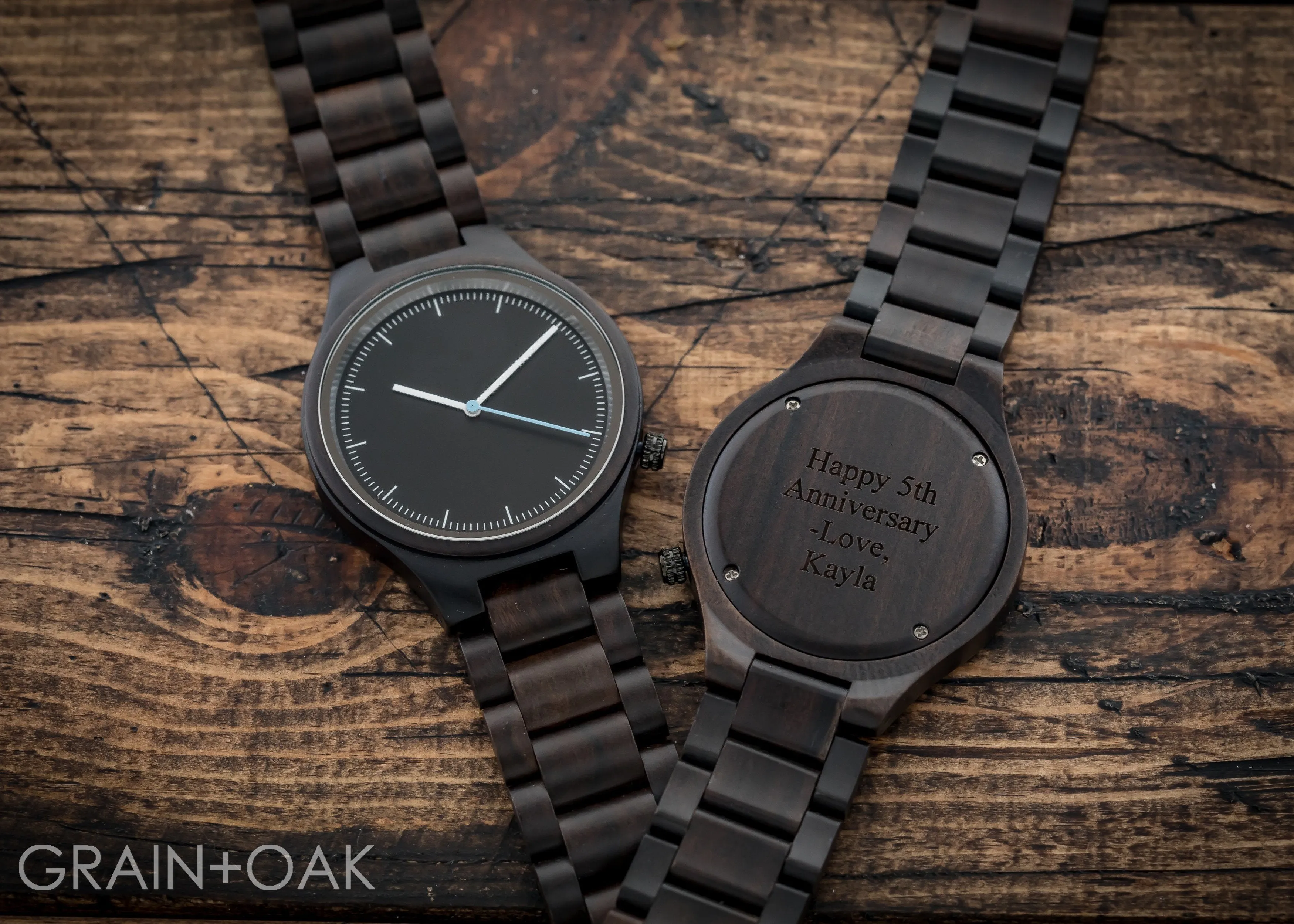 The Classic Ebony | Wood Watch