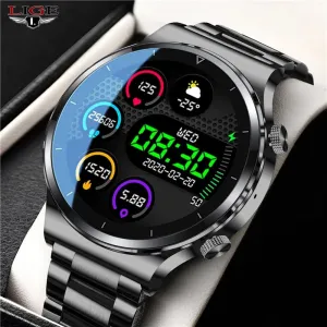 The Topic- MEN'S WATCH WATERPROOF Swiss Automatic Movement Watch Calendar Luminous Men's Steel Band