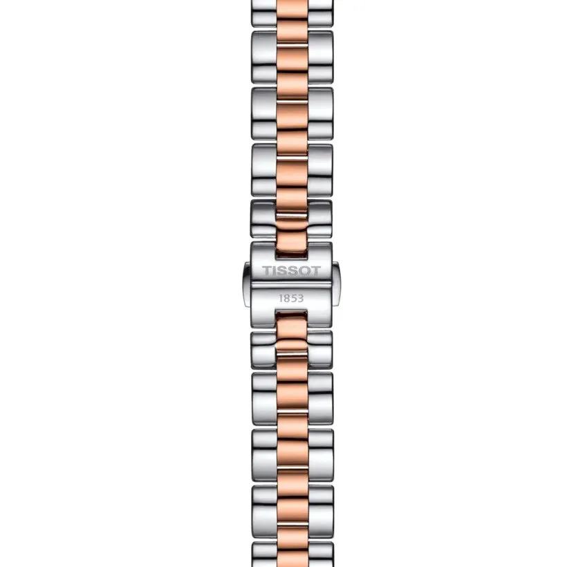 Tissot T-Wave Ladies Two Tone Mother of Pearl Dial Watch