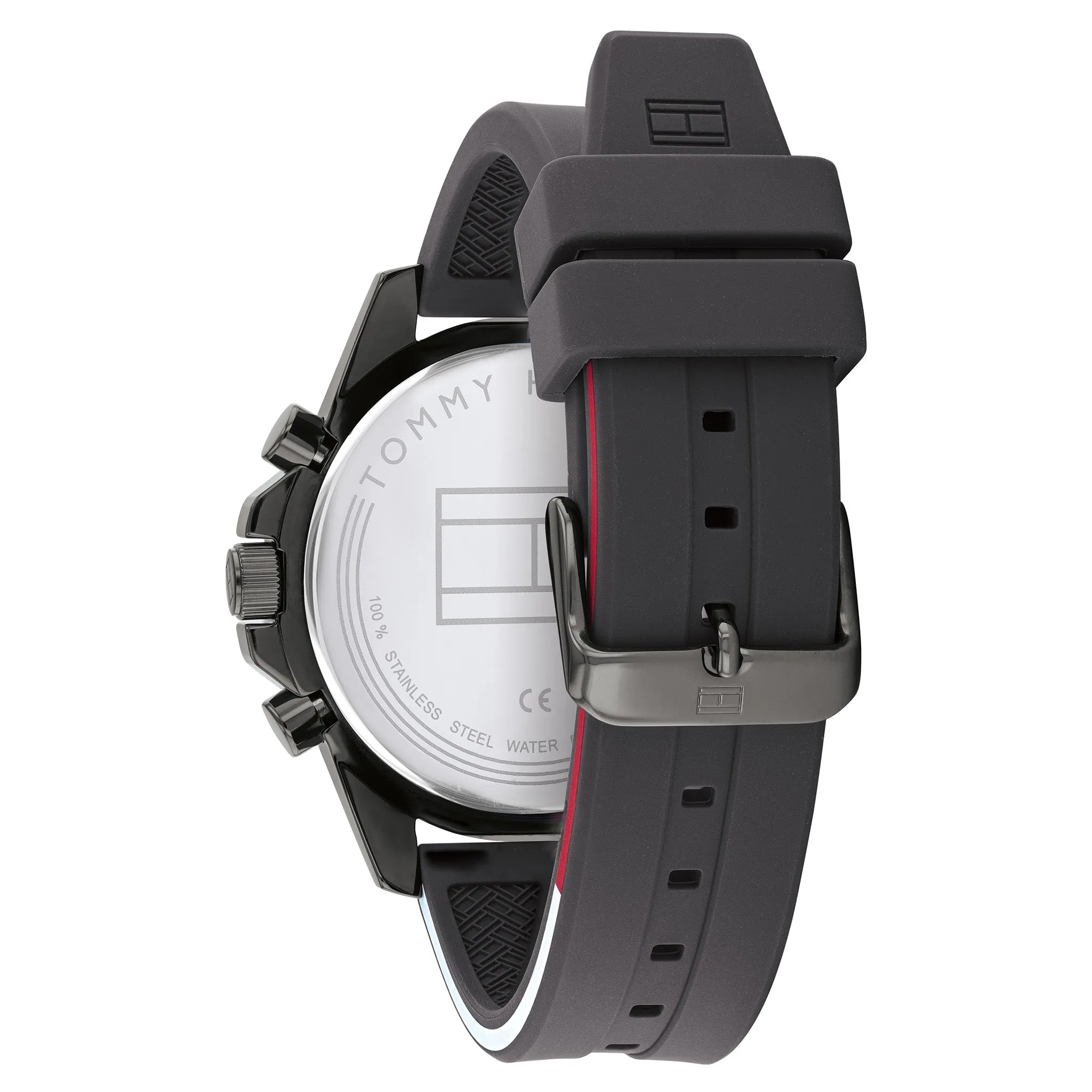 Tommy Hilfiger Grey Silicone Band Men's Multi-function Watch - 1791792