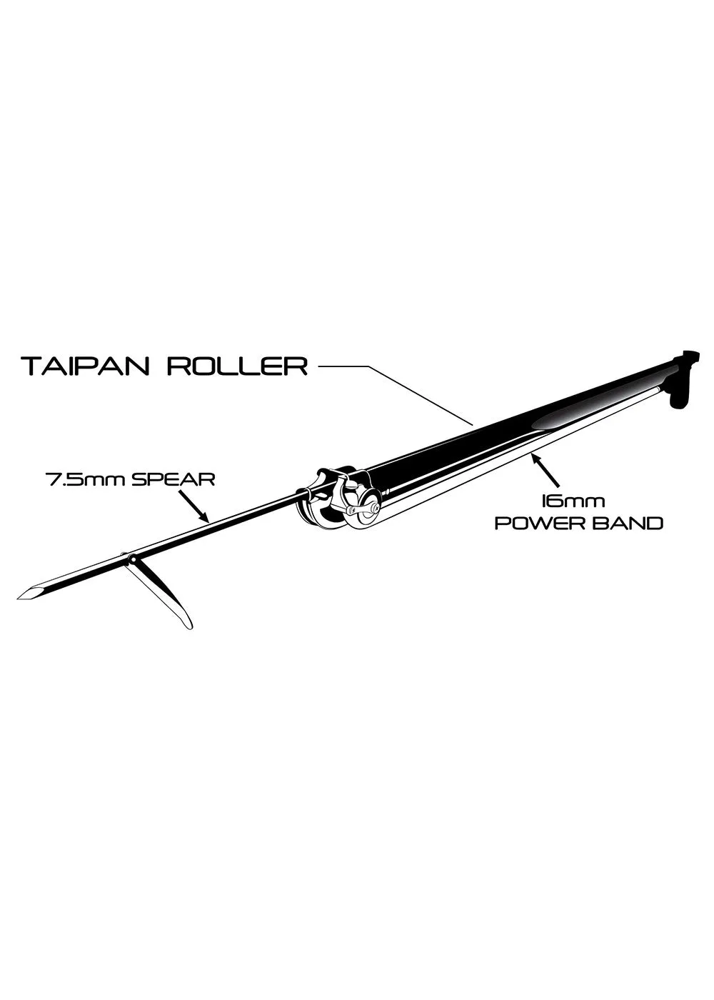 Torelli Taipan Carbon Fiber Roller Speargun