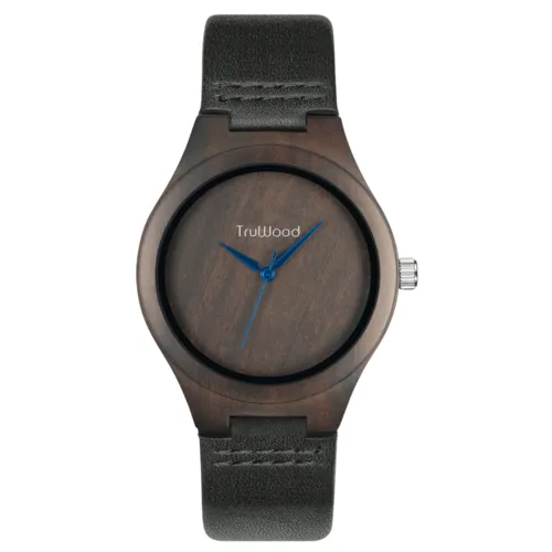 TruWood Azure: Sustainable Elegance with Black Sandalwood Watch