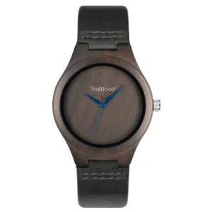 TruWood Azure: Sustainable Elegance with Black Sandalwood Watch