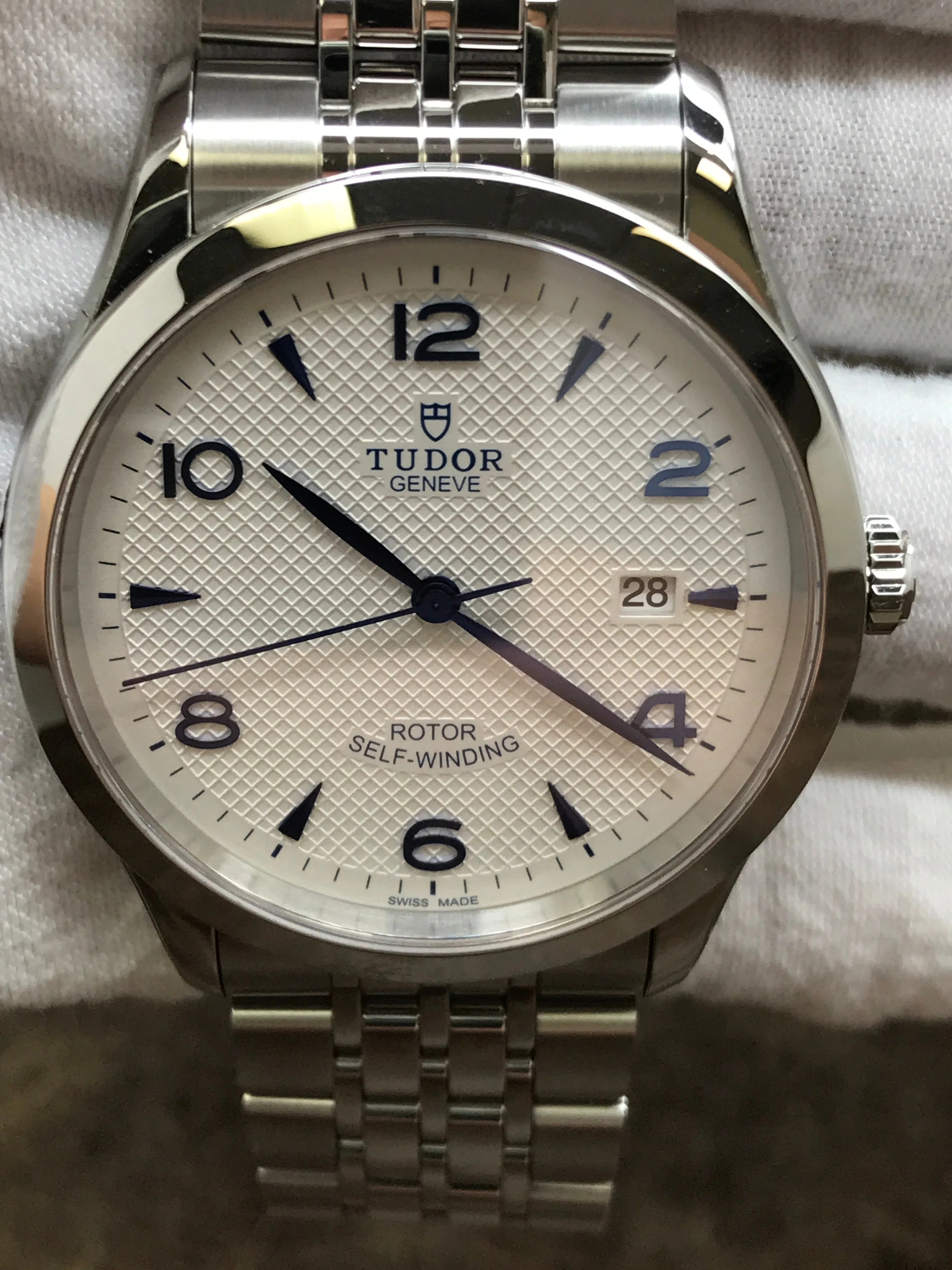 Tudor 1926 91650 White Dial Automatic Men's Watch